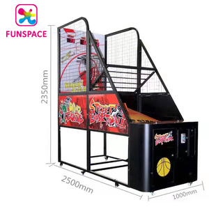 Funspace เครื่องเกมบาสเก็ตบอลสำหรับผู้ใหญ่ใช้ทักษะอิเล็กทรอนิกส์ในร่ม - Product Image 3