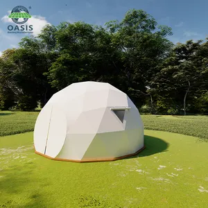 Şeffaf otel plastik lüks açık çelik yapı açık kubbe bahçe iglo çadır kubbe çadır yatak odası
