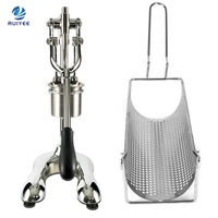 Machine à frites extra-longues, extrudeuse manuelle en acier inoxydable pour purée de pommes de terre et chips frites