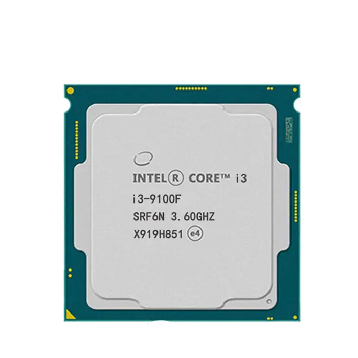 Vendita calda I3 Core I3 9100f nuovo processore Cpu 1151 Socket I3-9100f