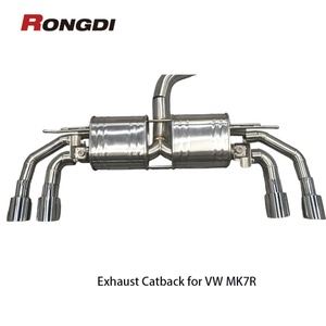 ท่อไอเสียแคทแบ็กสแตนเลส Rongdi 304 หนา 1.5 มม. สำหรับรถยนต์ VW Golf Mk7 7r/7.5r 2.0t ปี 2010-2020 - Product Image 3