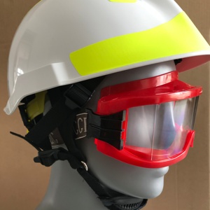 EN443capaceteは懐中電灯付きのアメリカの消防士の安全難燃性消防ヘルメットを再ゲートします - Product Image 2