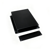 Caja de Aluminio para Disipador de Calor de Electrónica, Carcasa de Aluminio Montable en Pared con Orejetas Laterales para Fijación Segura de PCB