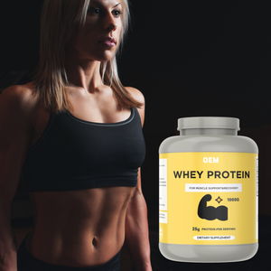 Proteína de Suero de Leche de Marca Privada en Polvo, 1 kg, para Adultos, Suplemento para Mejorar el Rendimiento, Nutrición Diaria, Potencia Proteica - Product Image 4