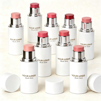 HOT Crème blush stick de luxe personnalisée, 8 couleurs, haute qualité, waterproof, marque privée, OEM