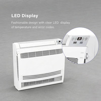 Climatiseur console à pompe à chaleur 18000 BTU 1,5 tonne ERP A+++ haute efficacité, à poser au sol, R32, DC Inverter, pour usage domestique et hôtelier