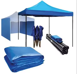 Nouvelle Tente Publicitaire Personnalisée Rouge et Noire 3x6 Mètres avec Impression Numérique du Logo pour Événements - Modèle 2026 - Product Image 1