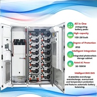 Batterie au lithium LFP haute tension OEM Ubetter QGL-12300 215 kWh 100 kW 241 kWh pour stockage d'énergie solaire commercial, industriel et extérieur