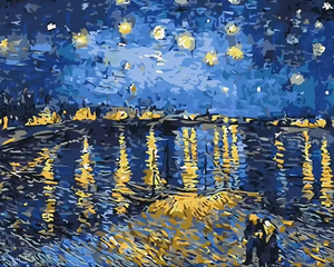 Venta al por Mayor de Kits de Pintura por Números de Acrílico con Diseño de <span class=keywords><strong>Girasoles</strong></span> de <span class=keywords><strong>Van</strong></span> <span class=keywords><strong>Gogh</strong></span>, Personalizables y Enmarcados para Decoración del Hogar - Product Image 3
