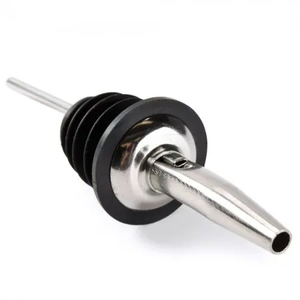 Verseur rond d'huile de vinaigre, <span class=keywords><strong>Pour</strong></span> vin huile à bec verseur <span class=keywords><strong>bouchon</strong></span> et verseur en acier inoxydable 304 <span class=keywords><strong>Pour</strong></span> les bouteilles de cruet - Product Image 3