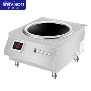 Table de cuisson à induction commerciale SDF-WS-AML8000 8KW en acier inoxydable avec écran tactile numérique pour restaurant - Product Image 2