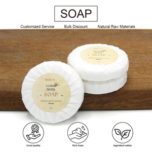 Savon <span class=keywords><strong>d</strong></span>'hôtel personnalisé avec logo, 20g, emballage papier, savon jetable pour les mains, savon de bain, savon pour la maison, la salle de bain, les voyages, les <span class=keywords><strong>invités</strong></span> - Product Image 3