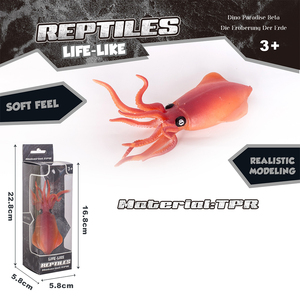 Material suave ecológico <span class=keywords><strong>3D</strong></span> animales del océano realistas plástico caucho TPR sepia juguetes para niñas - Product Image 6