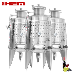 Réservoir de fermentation de fruits en acier inoxydable, cidermes sanitaire à couvercle flottant, machine à vin, équipement de vinothèque commerciale - Product Image 3