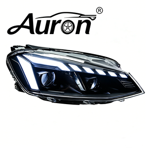 ไฟหน้า LED สำหรับรถยนต์ VW Golf 7 รุ่นปี 2013-2017 ยี่ห้อ AURON คุณภาพสูง ให้แสงสว่างระดับ Low Beam แรงดันไฟฟ้า 12V 36W ความสว่าง 6000 ลูเมน 6000K ใช้ได้กับรถยนต์ทั่วไป รับประกัน 6 เดือน - Product Image 1