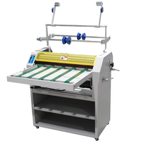 SMFM650A pas de bulle pas de taches blanches A1 grande taille Machine de stratification manuelle numérique Double face avec fonction d'enroulement automatique