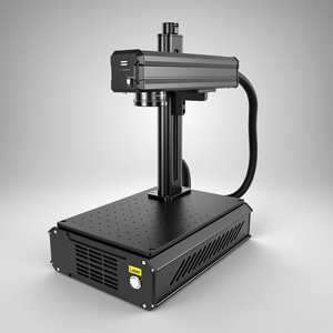 Kindlelaser độ chính xác cao 50 Wát Mini sợi Laser Engraver kim loại cầm tay đánh dấu Máy 14kg hình thức kép thiết kế - Product Image 3