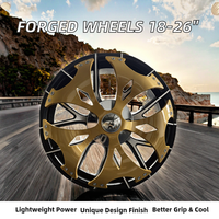 Jantes à roues pivotantes XTTD18 20 22 24 26 pouces pour Ford FSeries, Chevy Silverado, GMC Sierra, RAM, camionnettes américaines, grands SUV