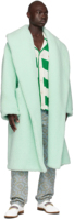Nouveau matériel de nacre vêtements brodé Logo Patch crocheté coton chemise blanc vert motif à carreaux chemise pour hommes