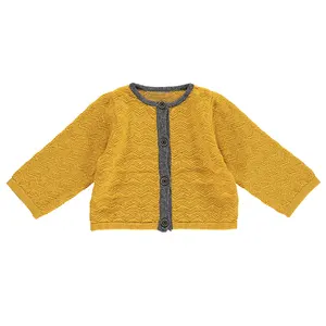 니트 가디건 100 손으로 만든 아기 스웨터