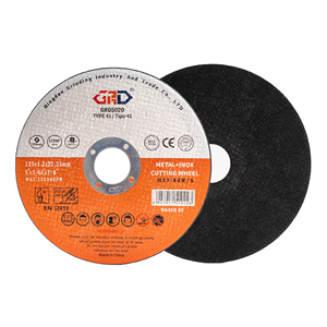 Aço inoxidável 5 ''125x1.2x22.23mm Metal Cutting Discos Areia Papel Resina Bonded Agent for Grinding Disk Tipo Disco Abrasivo - Product Image 2