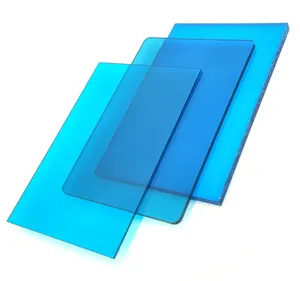 Бесплатный образец, уникальный дизайн, горячая Распродажа, УФ поликарбонатный твердый тисненый лист, прозрачный твердый поликарбонатный пластиковый лист для крыши