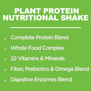 Mezcla <span class=keywords><strong>de</strong></span> Bebida Nutricional <span class=keywords><strong>de</strong></span> Proteína Vegetal en Polvo, 645 g, Sabor Vainilla, Batido, Prebióticos, Vitaminas, Minerales, Suplemento Dietético - Product Image 3