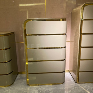 <span class=keywords><strong>Commode</strong></span> haute de luxe moderne pour chambre à coucher commodes <span class=keywords><strong>bleu</strong></span> <span class=keywords><strong>ciel</strong></span> 4 + 5 + 6 tiroirs - Product Image 4