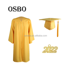 Toga y Birrete <span class=keywords><strong>de</strong></span> Graduación Académica Negros Mate Baratos al por Mayor <span class=keywords><strong>2022</strong></span> - Product Image 5