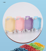 Mini boîte à bonbons rectangulaire en plastique de haute qualité avec logo personnalisé Mini valise Boîtes de rangement pour cadeaux Cadeau de Noël