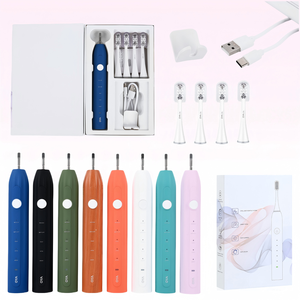 סיטונאי יופי טיפול אישי מוצרים 2000mah סוללה חכם מברשת שיניים צבעוניות שיניים צבעוניות הלבנת ערכת מברשת שיניים חשמלית - Product Image 4