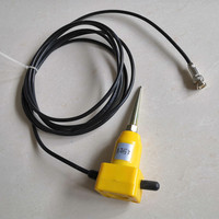 Géophone simple 4,5 Hz vertical avec connecteur mâle BNC, câble coaxial blindé, géophone sismique 4,5 Hz en chaîne