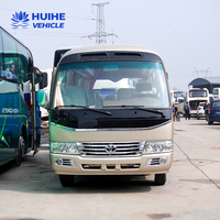 Sièges Confortables de Luxe Diesel Euro 3 Manuel 16-30 Places Moteur 4-6L pour Minibus Coaster Bus de Passagers d'Occasion