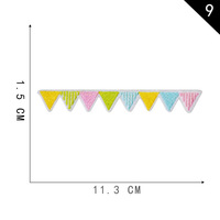Patchs thermocollants animaux et fleurs de dessin animé, accessoires de vêtement DIY, en stock prioritaire, personnalisables en complément, approvisionnement en gros OEM