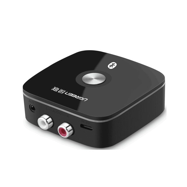UGREEN Bluetooth RCA Receiver 5.1 AptX HD 3.5mm Jack Aux Wireless Adapter Music for TV Car 2RCA Bluetooth 5.0 Audio Receiver