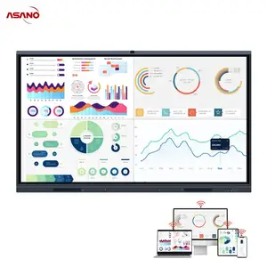 ASANO 98 pouces prix de base de l'usine moniteur tactile interactif tableau blanc interactif numérique tableau intelligent pour les entreprises