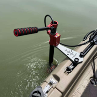 Support de fixation Yak Outdoors en aluminium durable pour transducteur LiveScope, 50/110 cm, avec rotule de 1,5 pouce, pour kayak, bateau, détecteur de poissons