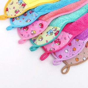 Bán Sỉ Khăn Tay Thấm Hút Nhà Bếp Khăn Trẻ Em Hoạt Hình Khăn Sợi Nhỏ In Hình Động Vật Chăn Trẻ Em Tròn 50 Chiếc - Product Image 4