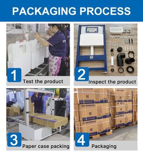 Phổ biến nhất giấu Phễu thoát nước gắn WC hiện đại dual-tuôn ra nhà vệ sinh hệ thống cài đặt với gạch tường treo Hidden Tank - Product Image 4