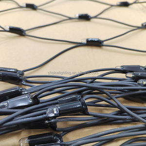 Индивидуальная цветная светодиодная сетчатая лампа IP65 водонепроницаемый резиновый кабель рождественское праздничное декоративное освещение настраиваемая цветовая схема - Product Image 5