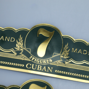 Cigar Label Band Custom Cigar Band With <b>Logo</b> Embossed Printed Cigar Rings For Premium Cigar Stick Labels - Product Image 5