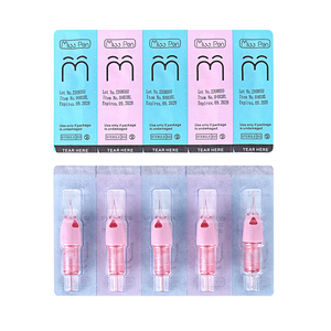 20 unidades de cartuchos de agujas para tatuaje con almohadilla para dedo y membrana de rebote suave, para maquillaje de cejas y labios - Product Image 4