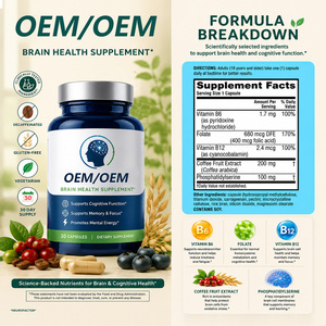 USA Factory Private Label Phosphatidylserine Gummies ADHD Focus Brain <b>Memory</b> Clarity American Made Brain Gummy Manufacturer - Product Image 2