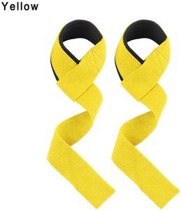 Sangles de musculation en coton avec rembourrage en néoprène de 5 mm pour la musculation, la musculation, l'entraînement de force, la musculation, MM - Product Image 1