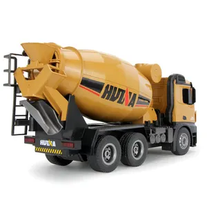 HUINA 1/14 RC mainan mobil Remote Control, Mixer 1574 beton truk 10CH RTR 2.4GHz luar ruangan hadiah anak laki-laki TH18057