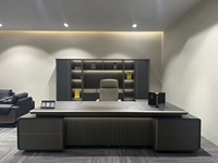 Bureau de direction moderne réglable en bois de haute densité pour le travail en bureau commercial, vente en gros 2024