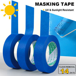 Ruban de masquage bleu haute adhérence UJANG 50 mm 100 ℃   Bloc UV pour <span class=keywords><strong>peinture</strong></span> en aérosol pour surfaces rugueuses - Product Image 2