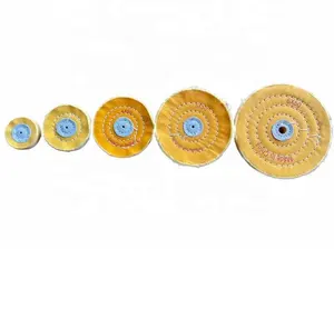 Roda katun henhua 2023 kuning untuk perhiasan pemoles marmer