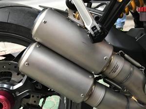 Monster1 200 821 SC ống xả hack 821 Hacker 821 AR Điều kiện Mới thép không gỉ mufflers hợp kim xe máy hệ thống ống xả - Product Image 4