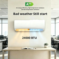 Nouveau climatiseur électrique à inversion split A++ 24000 BTU 2HP de haute qualité européenne, R32, refroidissement et chauffage pour usage commercial et domestique